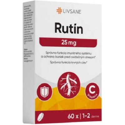 LIVSANE Rutín 25 mg 60 tabliet