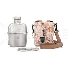 Keith Canteen Mess Kit Titanová sada na vaření