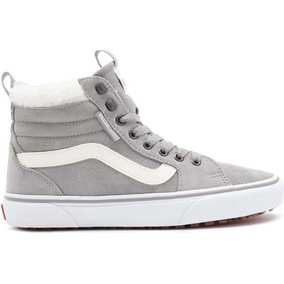 Vans WM Filmore HIGuard Suede drizzle/white šedá – Zboží Dáma