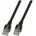 RJ45 Patch cable SF/UTP, Cat. 5e, PVC, CCA, black (K5456.15)