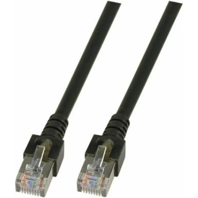 RJ45 Patch cable SF/UTP, Cat. 5e, PVC, CCA, black (K5456.15)