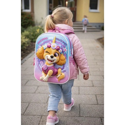 Cerda 3D TLAPKOVÁ PATROLA SKYE UNICORN růžový 31 cm