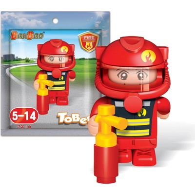 BanBao Мини фигурка BanBao - Пожарникар (B7216)