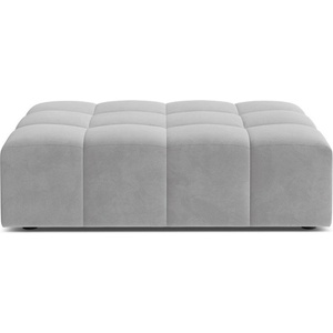 Cosmopolitan Design Светлосива кадифена табуретка Chicago - Cosmopolitan Design (COS_POUF_51_F1_CHICAGO8)