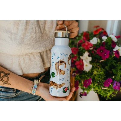 ePiPí Termoska bambus 500 ml Vydry 500 ml