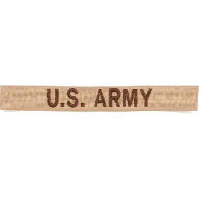 MILITARY RANGE Nášivka "U.S. ARMY" DESERT