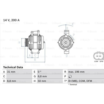 BOSCH Generátor 0986047490