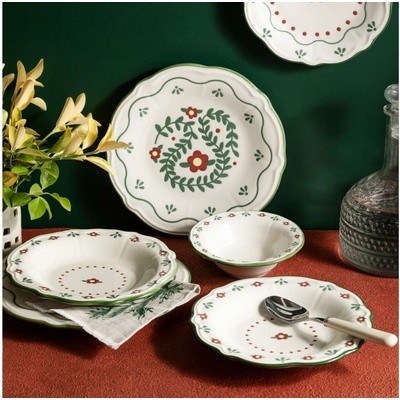 Asir Jídelní sada pestrobarevná porcelán 667PRS1115 24 ks