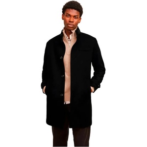 Jack & jones Палто Jack & jones Melton coat - Black (Black)