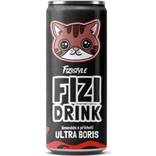 Fizistyle Fizi Drink Limonáda s příchutí ultra Boris 250 ml