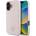 GUESS Калъф Guess Grained Hot Stamp Peony Triangle Logo MagSafe за iPhone 16 - розов (3666339427672)