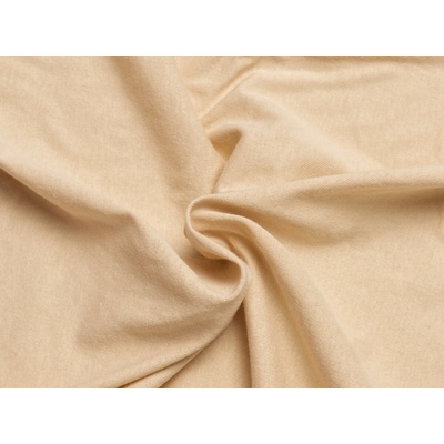 Brotex Jersey prestieradlo Exclusive svetlo béžové s elastanom 200x200