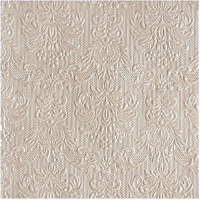 Goba ubrousky perleťové Taupe 33x33cm