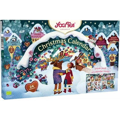 Yogi Tea vianočný adventný kalendár jogínskych čajov 24 vrecúšok