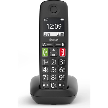 Image 1 of Gigaset Безжичен DECT телефон Gigaset E290 - черен (1015002)
