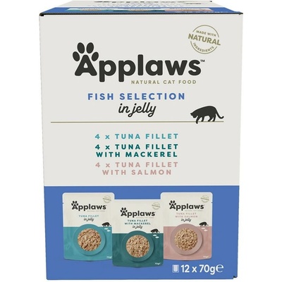 Applaws Cat Jelly Multipack Ryby 12 x 70 g