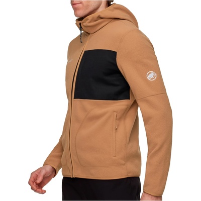 Mammut Мъжко поларено яке Mammut Tamaro Midlayer Hooded Jacket Fleece jacket - Claystone / Black - размер XL (005-6639-0214)