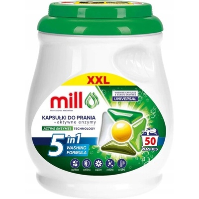 Mill kapsle na praní s Boosterem 5v1 Univerzální 50 PD