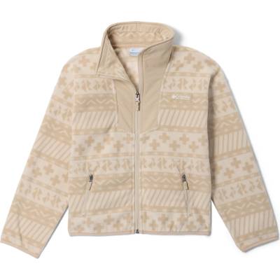 Columbia Детско поларено яке Columbia Kid's Sequoia Grove Printed Full Zip Fleece Fleece jacket - Ancient Fossil / Wizard Island - размер XL (703-6871-0416)