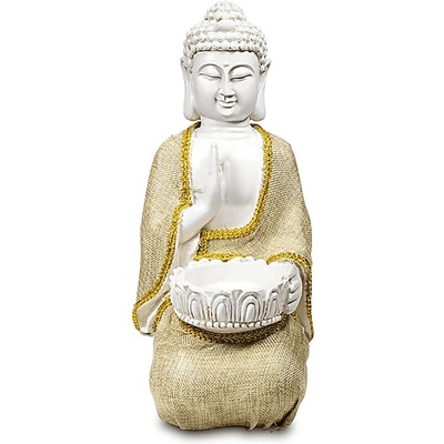 Milujeme Kameny Mírumilovný Buddha - svícen Feng Shui