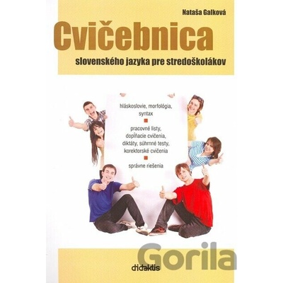 Cvičebnica slovenského jazyka pre stredoškolákov