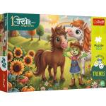Trefl - Puzzle Treflik's Family: Horse - 160 piese