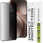 Techsuit Протектор - Дисплей Privacy - Oppo Find X9 - Techsuit 111D Privacy Full Glue - Черен