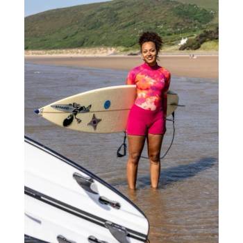 Saltrock Дамски неопрен Saltrock Peace Tie Dye в розово (YWT22501003PINK)