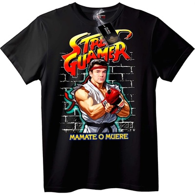 NOONEBRAND Тениска уличен геймър - 2XL, Black