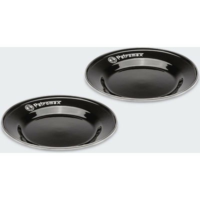 Petromax Smaltované talíře 225 cm ČERNÉ 2 ks