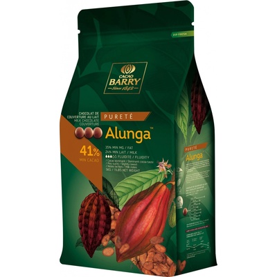 CALLEBAUT Mléčná čokoláda kuvertura Alunga 41%, 5 kg