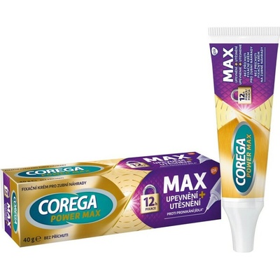 Corega Power Max Upevnění+Utěsnění fixač. krém 40 g – Zboží Dáma