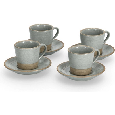 Zeller Sada šálků na espresso z kameniny 60 ml
