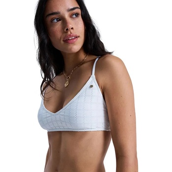Roxy Island Athletic Bralette bikini top - White (Coconut Milk)