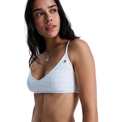 Roxy Island Athletic Bralette bikini top - White (Coconut Milk)