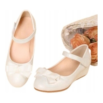 Shein dětské polobotky na suchý zip bílé