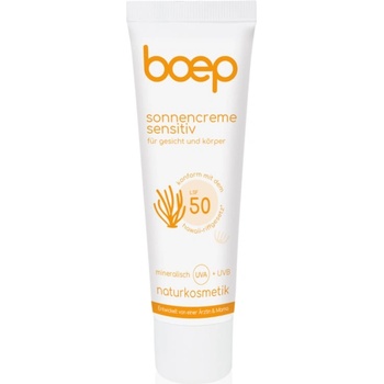 Boep Natural Sun Cream Sensitive слънцезащитен крем SPF 50 50ml