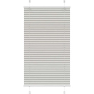 vidaXL Плисирана щора Светло сиво 80x100 cm Ширина на плата 79, 4 cm (4015326)