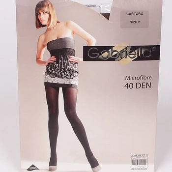 Image 1 of Чорапогащник от микрофибър в тъмнокафяво - 40 den