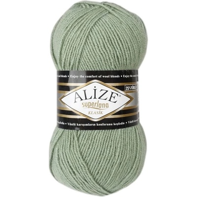 Alize Superlana Klasik 138 army zelená