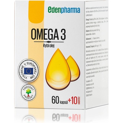 EdenPharma Omega 3 70 kapslí