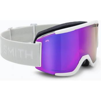 SMITH Скиорски очила Smith Squad white vapor/chromapop everyday violet mirror/clear