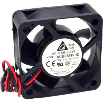 DELTA Ventilátor AUB0524VHD, 50x50x20mm, 24V DC, XH2.54