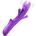 SuperLove Bliss Flapping G-Spot Dual Motor Vibrator Purple