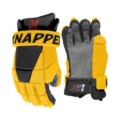 Knapper Hokejbalové rukavice Knapper AK3 SR, Senor, žlutá, 15"