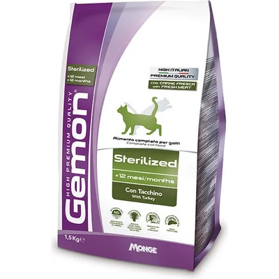 Gemon Sterilized turkey за кастрирани котки с пуешко 7kg
