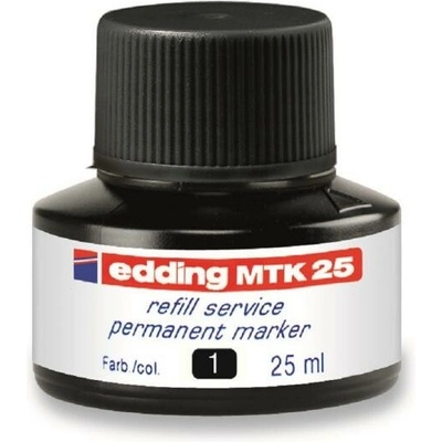 Edding atrament MTK 25 čierny 25 ml