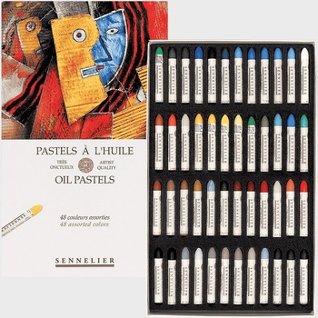 Sennelier Assorted olejové pastely 48 ks