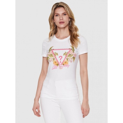 Guess dámské tričko W3GI41J1314 bílé