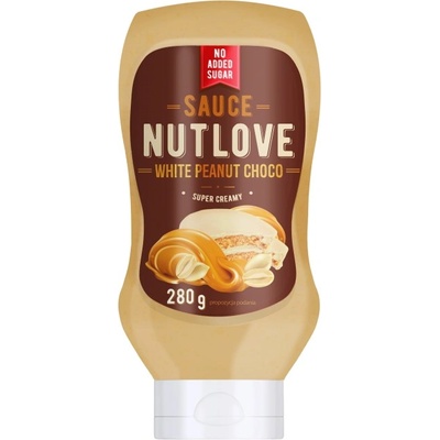 ALLNUTRITION NutLove Sauce | White Peanut Choco [280 грама] Бял шоколад с фъстъчено масло
